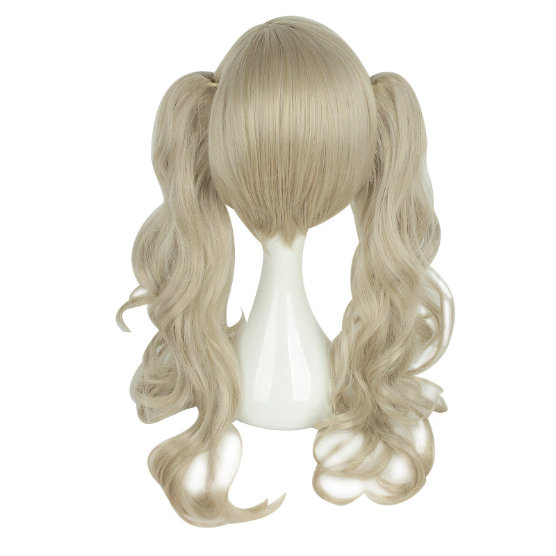 Persona 5 P5 Ann Takamaki Two Ponytails Cosplay Wig